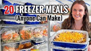 20 EASY FREEZER MEALS | Cheap & Tasty FAIL-PROOF Freezer Meal Planning Ideas | Julia Pacheco