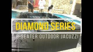 DIAMOND SERIES 8-seater Outdoor Jacuzzi Hot Tub