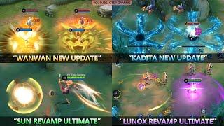 Wanwan, Kadita, Lunox, Sun Revamp and other update!