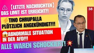 Tino Chrupallas unerwartete Ankündigung schockiert mit beispiellosem Aufruhr in der AfD!