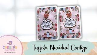 Tarjeta Navidad Contigo Tutorial - Segunda Parte Sesión Creativa