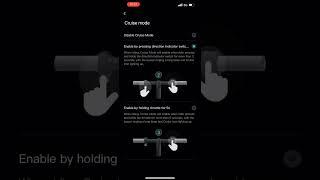 How to Switch On Cruise Mode - Segway Max G2