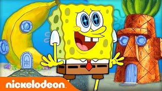 Every Time SpongeBob's House WASN'T A Pineapple  | Nickelodeon Cartoon Universe