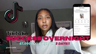 GET TIKTOK SUCCESS OVERNIGHT IN 2024! How I gained 67,000+ followers in just 3 DAYS