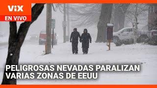 Frío extremo e intensas nevadas paralizan varias zonas de EEUU | La Voz de la Mañana