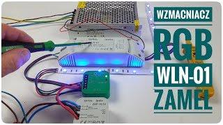 Anschließen von langen, leistungsstarken RGB-LED-Streifen - RGB-Verstärker WLN-01 | Vteka