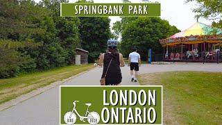  4K Bike Ride Through Springbank Park, London, Ontario – A Nature Lover’s Dream! ‍️