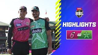 Sydney Sixers v Melbourne Stars Match Highlights | #BBL14