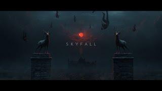 Homage to "Skyfall" title sequence