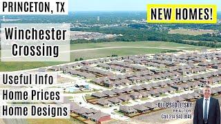 Winchester Crossing in Princeton TX - New Homes Community - Aerial View, Useful Info, Home Prices.