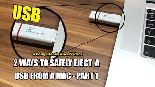 2 WAYS to Safely Eject Your USB Flash Drive On a Mac - Part 1 - Basic Tutorial | New (2023)