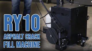 RY10 Asphalt Crack Fill Machine | RY10 Gallon Base Crackfill Melter | Action Seal