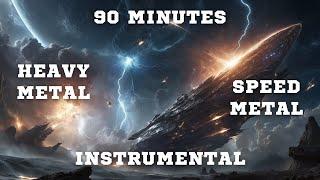 Iron Tempest: Epic Instrumental Heavy Metal Mix | 90 Minutes