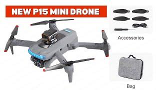 New P15 Mini Drone 4k Professional 8K HD Camera |  Brushless Foldable Quadcopter