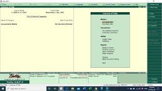 Company Features and Configuration Setting in Tally ERP Malayalam