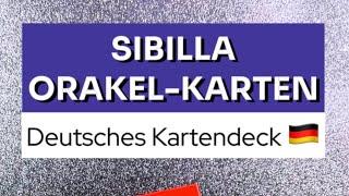 KARTENDECK: Sibilla Orakel-Karten