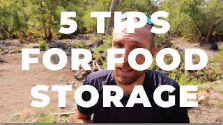 5 Tips For Food Storage When Motorcycle Camping