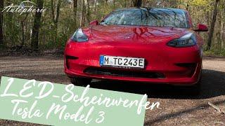 2021 Tesla Model 3: LED-Scheinwerfer Test [4K] - Autophorie Extra