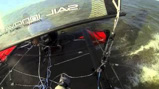Flying Phantom Foiling Gybe