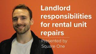 What Are Landlord Responsibilities for Rental Unit Repairs?