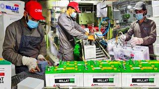 How Batteries Are Being Produced In Factories || Amazing Process Of Manufacturing MILLIT Batteries