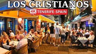 TENERIFE - LOS CRISTIANOS | This is the Current Lively Atmosphere at Night  4K Walk ● November 2024