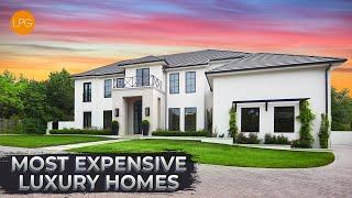 Get Inside The MOST EXPENSIVE LUXURY MANSIONS Of MILLIONAIRES | 3 Hour Tour Of The BEST HOMES 