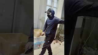 Подготовка суппортов к пескострую.
