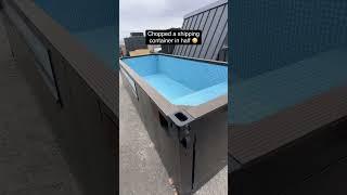 20’ Container Pool Great way to add a pool to your property ‍️ This pool would be around $40k.