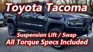 Toyota Tacoma Lift Install in 10 minutes | Suspension Swap | Ironman 4x4 Foam Cell Pro | 2016-2023