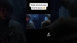 yoda almost says the n-word  #starwars #memes #shorts