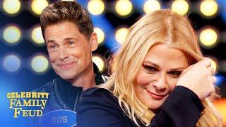 Rob Lowe gives his wife the birthday surprise of a lifetime! | Celebrity Family Feud