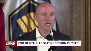 End of Utah Legislative Session Presser