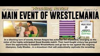 Career Mod #4, Roman Reigns Entres Royal Rumber And ChallengeCody Rhodes #wrestlingempire #gaming