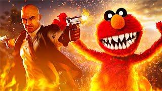 Can I Convince AI Elmo to Kill EVERYONE in Hitman