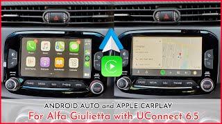 Alfa Giulietta - CarPlay & Android auto Integrated for UConnect 6.5"