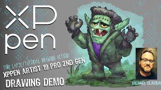 XPPen Artist Pro 19(Gen 2) review by an artist with demo