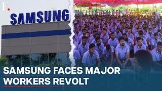 Hundreds of Workers At Samsung's India Plant Strike Over Pay, Union Rights