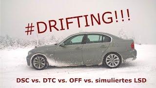 Test: DSC vs. DTC vs. OFF vs. LSD (simuliert) - Beschleunigung und Drift im Vergleich