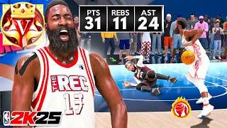 LEGEND JAMES HARDEN BUILD is UNSTOPPABLE in RANDOM REC on NBA 2K25