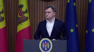 Conferință de presă susținută de prim-ministrul Republicii Moldova, Dorin Recean