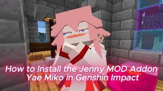 How to Download the Jenny Mod Yae Miko for Minecraft PE (1.19 - 1.21.12)