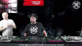 DJ B- Savage vs DJ Mini live in the Mix  Hard with Style