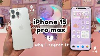 iPhone 15 Pro Max  | why I REGRET it + camera test 