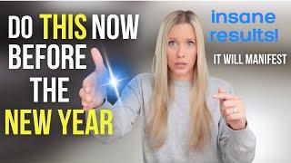 I have waited years to say this..watch this ASAP | Manifestation Secrets for the New Year START NOW!