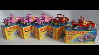 MATCHBOX TOYS MB2 MODELS MUIR HILL DUMPER JEEP HOT RODS ETC