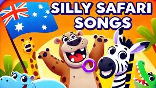 Silly Safari Songs | Animal Dance Song️#funny Rhyming Song for Kids #preschoolsongs  #friendship