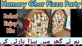 Hamaray Ghar Pizza Hui | Family Vlog | Pizza | Pizza Party at Our House | Ayesha Gill Official