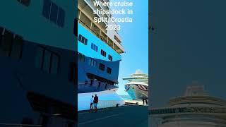 where cruise ships dock in Split, Croatia 2023