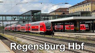 Züge in Regensburg Hbf | ICE, agilis, alex und viel Güterverkehr